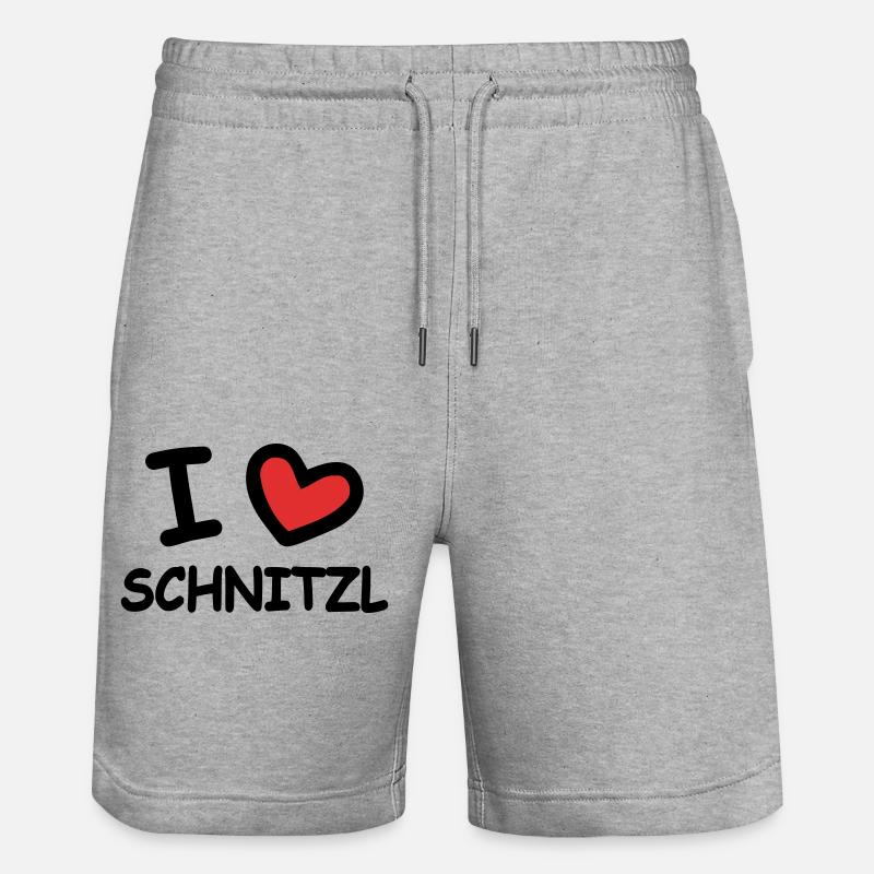 J’adore Schnitzl - Short de jogging bio TRAINER Stanley/Stella unisexe - gris chiné