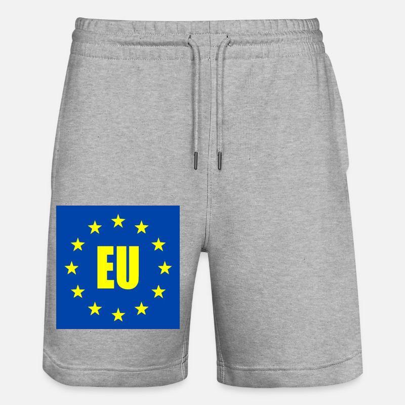 UE - Europe - Short de jogging bio TRAINER Stanley/Stella unisexe - gris chiné