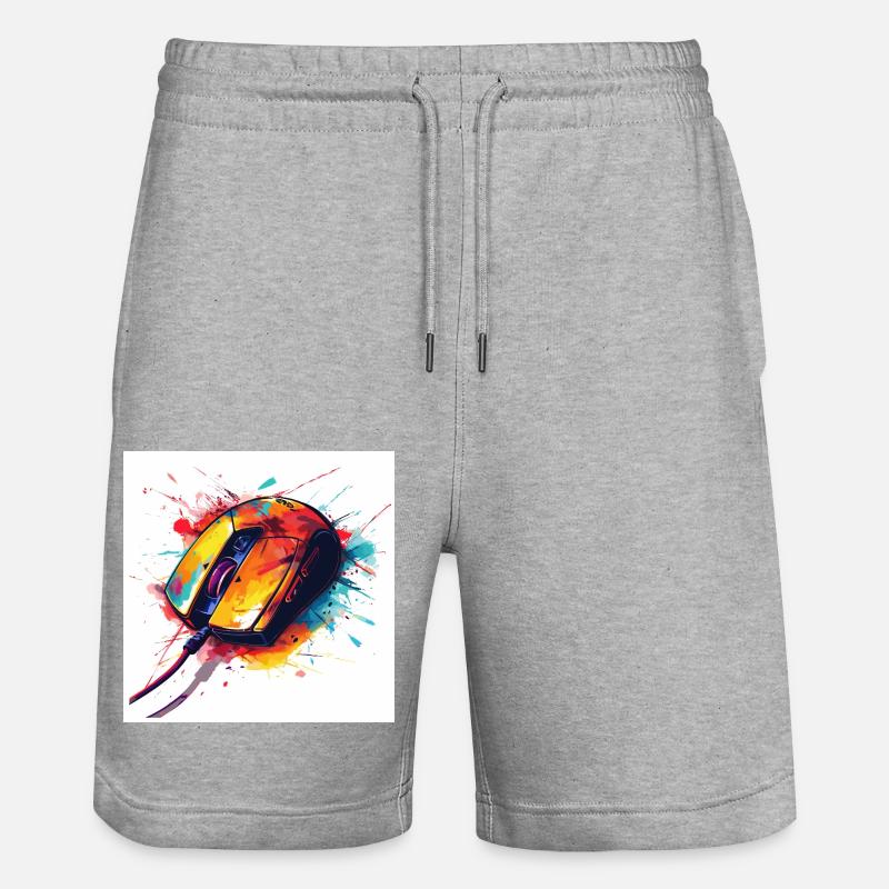 Souris de jeu - Short de jogging bio TRAINER Stanley/Stella unisexe - gris chiné