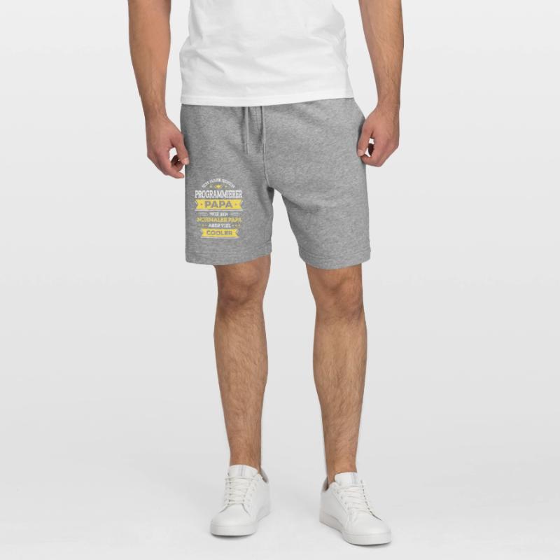 PROGRAMMIERER PAPA: COOL, TECH, DIGITAL, INNOVATIV Stanley/Stella Unisex Bio Joggingshorts Trainer 
