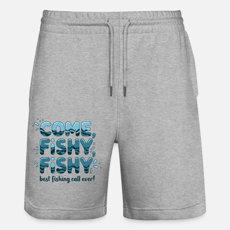 Venez poisson poisson - Short de jogging bio TRAINER Stanley/Stella unisexe - gris chiné