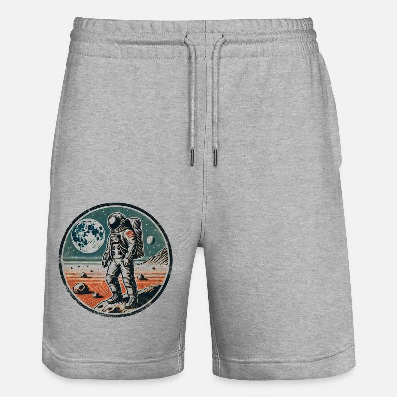Astronaute - Short de jogging bio TRAINER Stanley/Stella unisexe - gris chiné