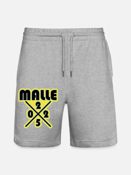 Malle 2025 - Stanley/Stella Unisex Bio Joggingshorts Trainer  - Grau meliert