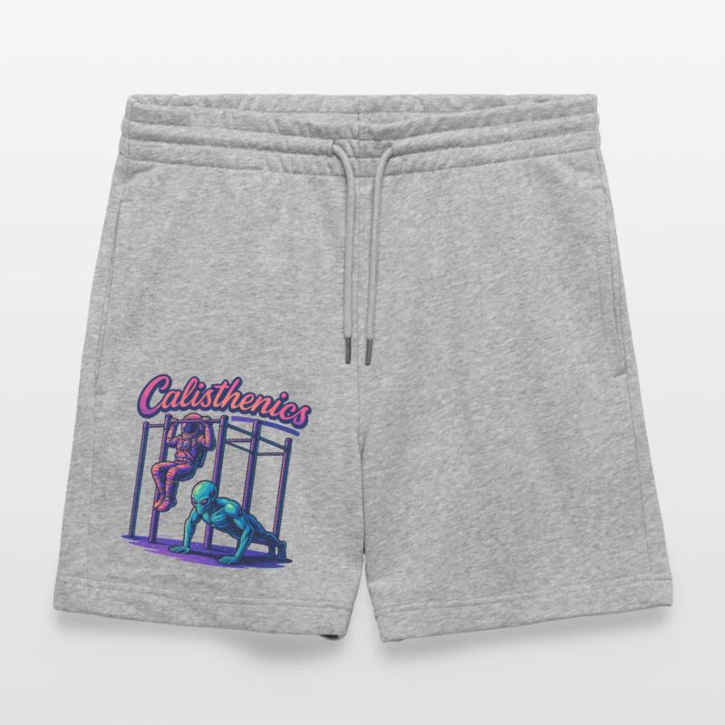 Calisthenics Astronaut Alien Pull-ups Gift Stanley/Stella Trainer Unisex Organic Jogging Shorts