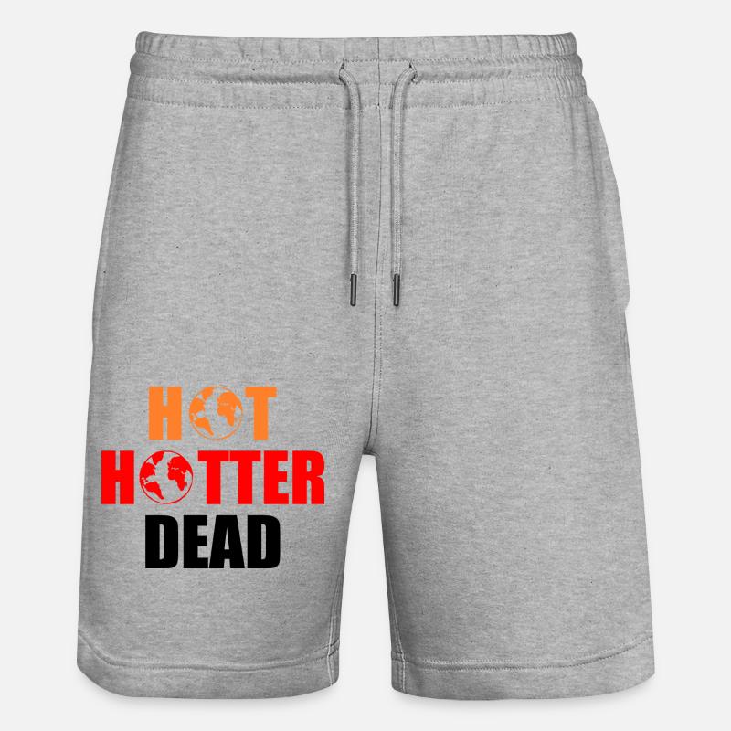 Hot hotter dead - Short de jogging bio TRAINER Stanley/Stella unisexe - gris chiné
