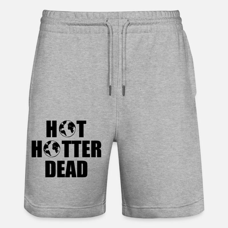 Hot hotter dead - Short de jogging bio TRAINER Stanley/Stella unisexe - gris chiné