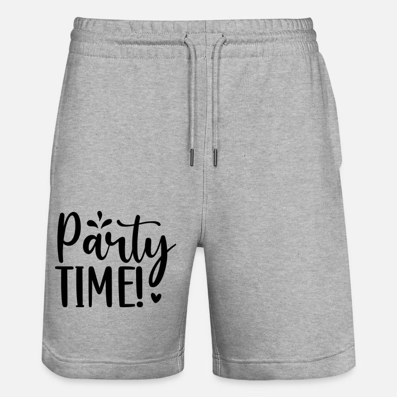 Design Party Time - Short de jogging bio TRAINER Stanley/Stella unisexe - gris chiné