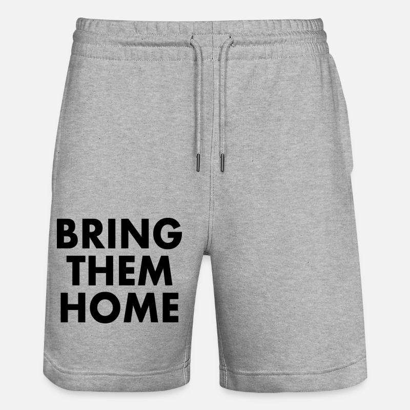 Bring them home - Short de jogging bio TRAINER Stanley/Stella unisexe - gris chiné