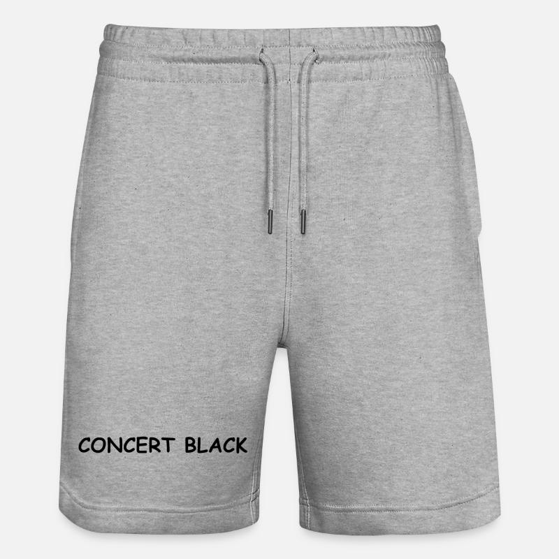 Konzert Schwarz - Stanley/Stella Unisex Bio Joggingshorts Trainer  - Grau meliert