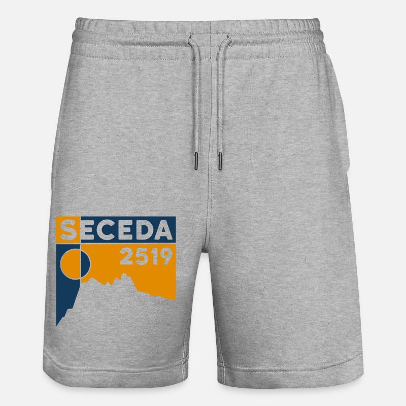 Seceda Dolomites - Short de jogging bio TRAINER Stanley/Stella unisexe - gris chiné
