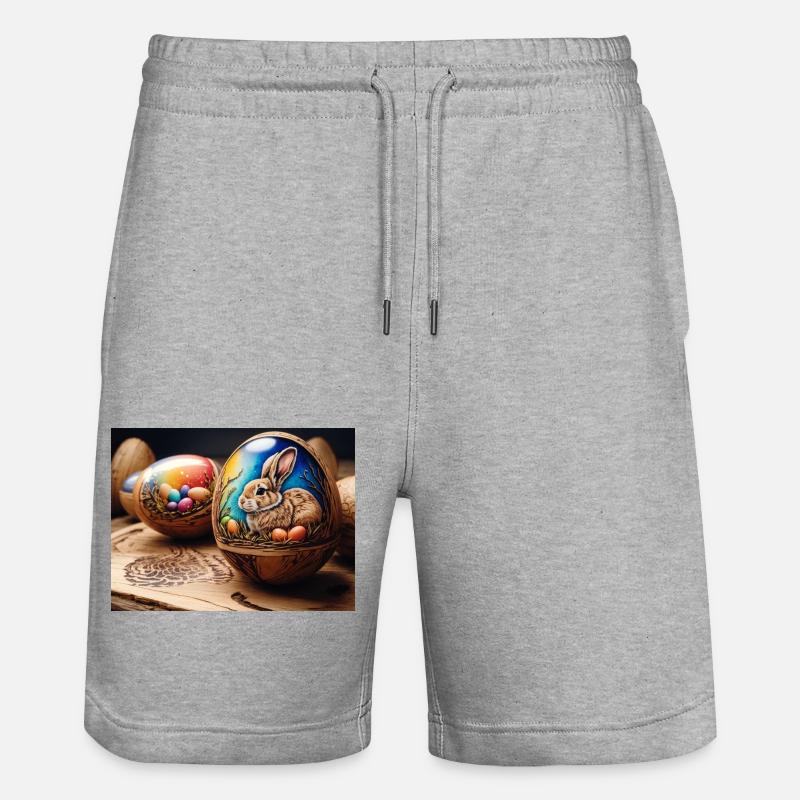 lapin - Short de jogging bio TRAINER Stanley/Stella unisexe - gris chiné