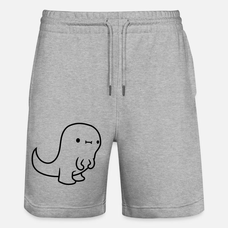Petit T Rex - Short de jogging bio TRAINER Stanley/Stella unisexe - gris chiné