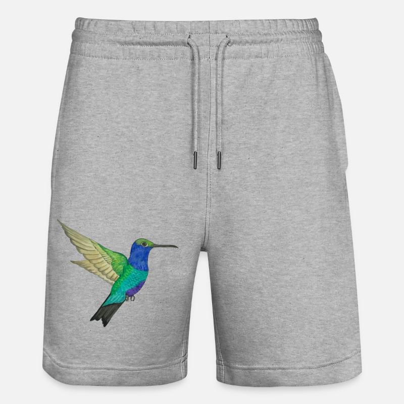 Colibri du paradis - Short de jogging bio TRAINER Stanley/Stella unisexe - gris chiné