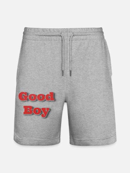 Good Boy - Stanley/Stella Trainer Unisex Organic Jogging Shorts - heather grey