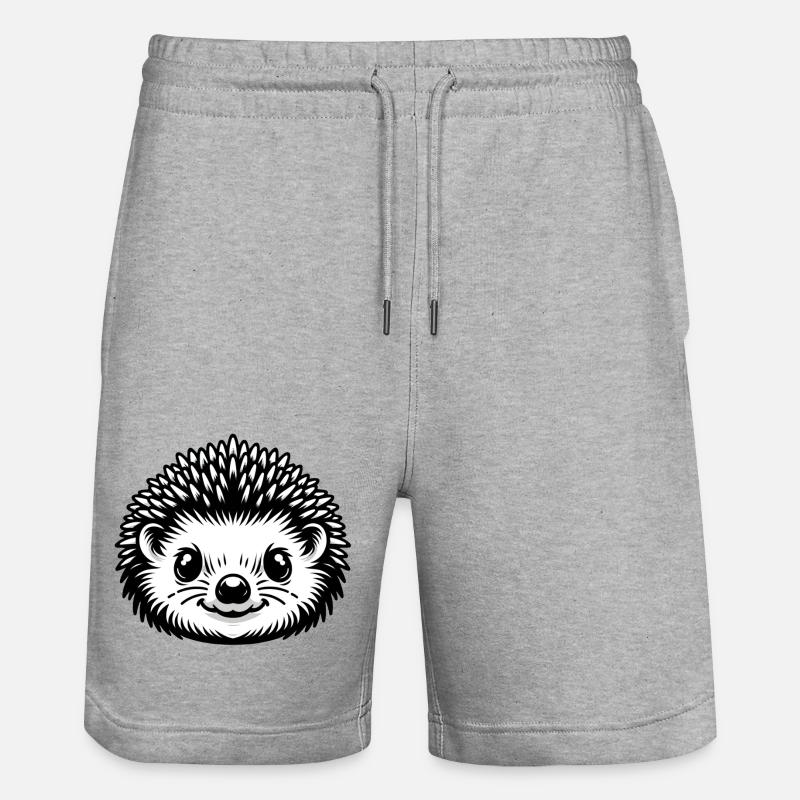 Hérisson - Short de jogging bio TRAINER Stanley/Stella unisexe - gris chiné