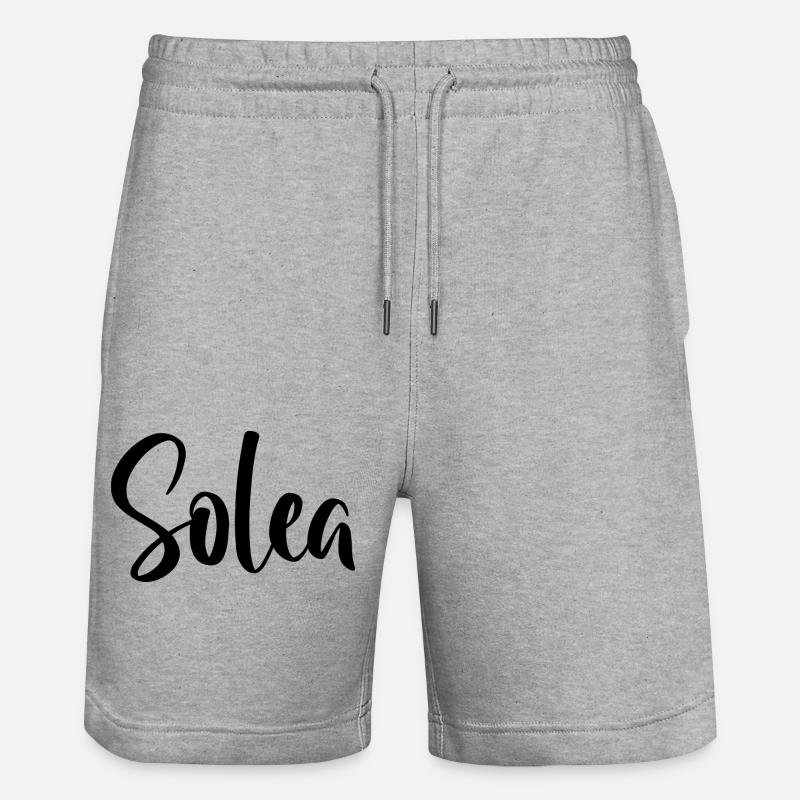 Name - Solea - Stanley/Stella Unisex Bio Joggingshorts Trainer  - Grau meliert