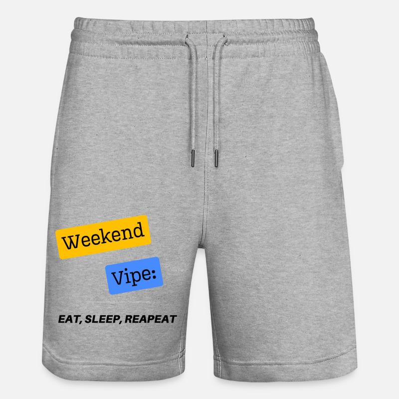 Weekend - Short de jogging bio TRAINER Stanley/Stella unisexe - gris chiné