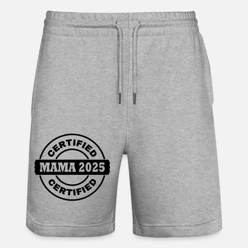 Mama 2025 - Short de jogging bio TRAINER Stanley/Stella unisexe - gris chiné