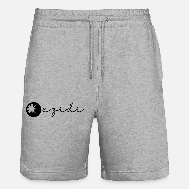 ezidi4 - Stanley/Stella Unisex Bio Joggingshorts Trainer  - Grau meliert