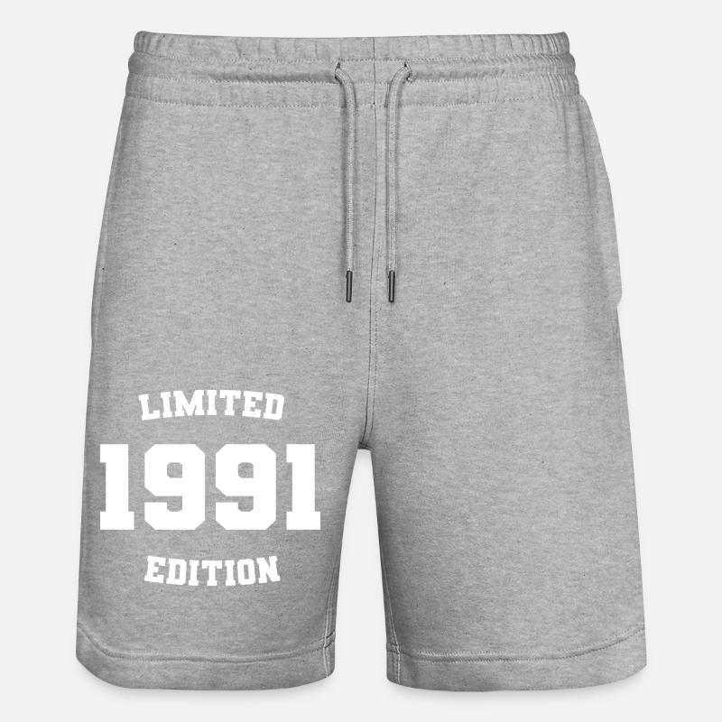 Édition limitée 1991 - Short de jogging bio TRAINER Stanley/Stella unisexe - gris chiné