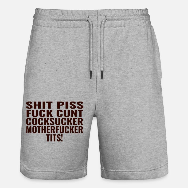 Mots interdits - Short de jogging bio TRAINER Stanley/Stella unisexe - gris chiné