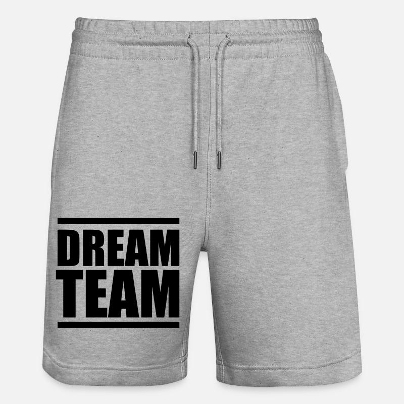 Équipe de rêve - Short de jogging bio TRAINER Stanley/Stella unisexe - gris chiné