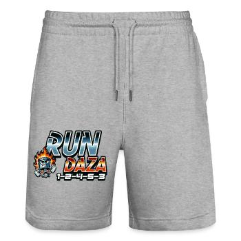 Speed Freak RS3. TTRS. - Stanley/Stella Unisex Bio Joggingshorts Trainer  - Grau meliert - Vorne - Nik (191cm) & Marisol (170cm)