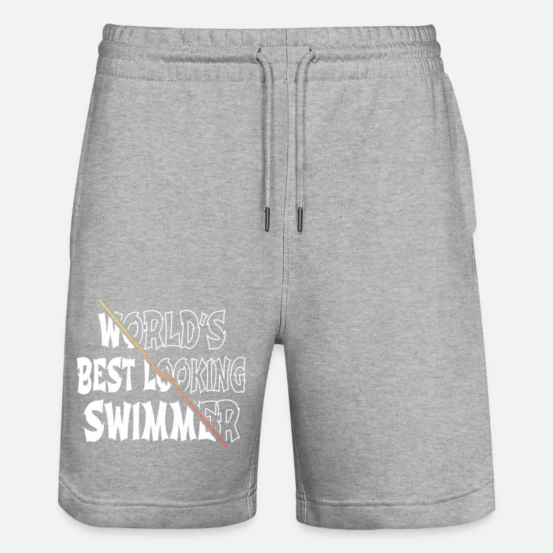 swimming instructor swimming trunks - Stanley/Stella Unisex Bio Joggingshorts Trainer - Grau meliert