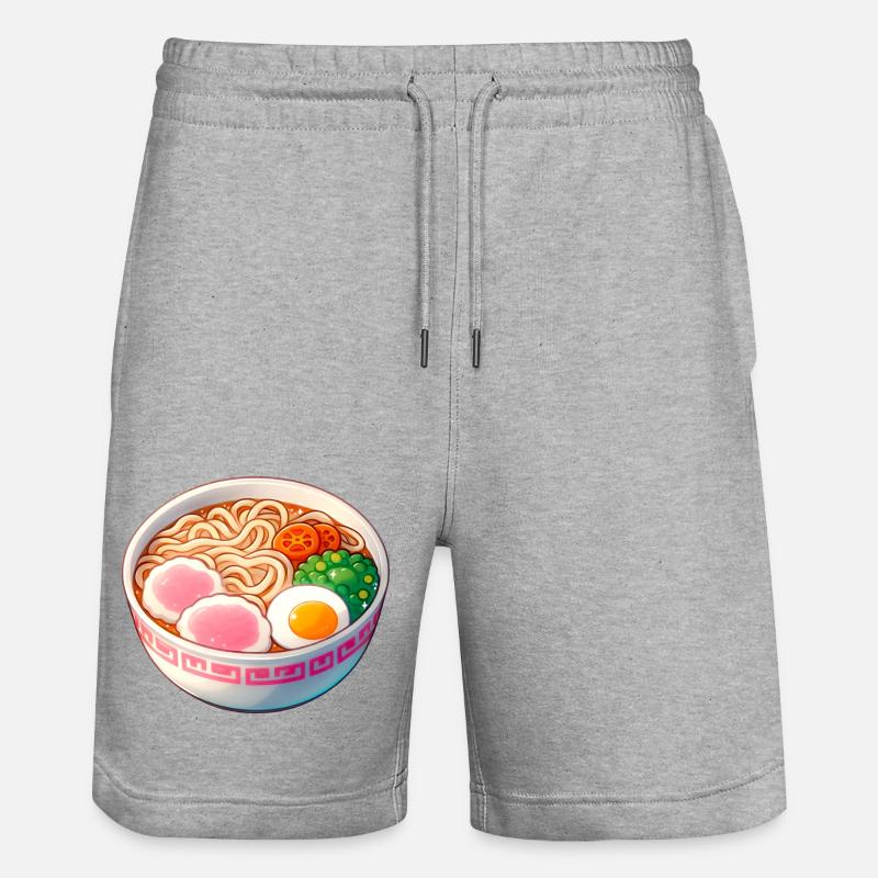 Ramen Bol De Repas - Short de jogging bio TRAINER Stanley/Stella unisexe - gris chiné