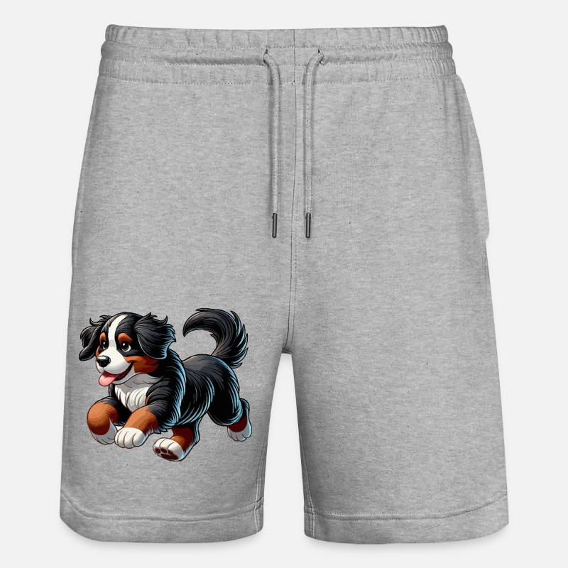 Bouvier bernois - Short de jogging bio TRAINER Stanley/Stella unisexe - gris chiné