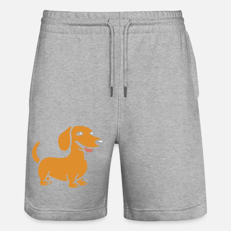 teckel - Short de jogging bio TRAINER Stanley/Stella unisexe - gris chiné