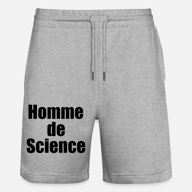 Homme de Science - Short de jogging bio TRAINER Stanley/Stella unisexe - gris chiné