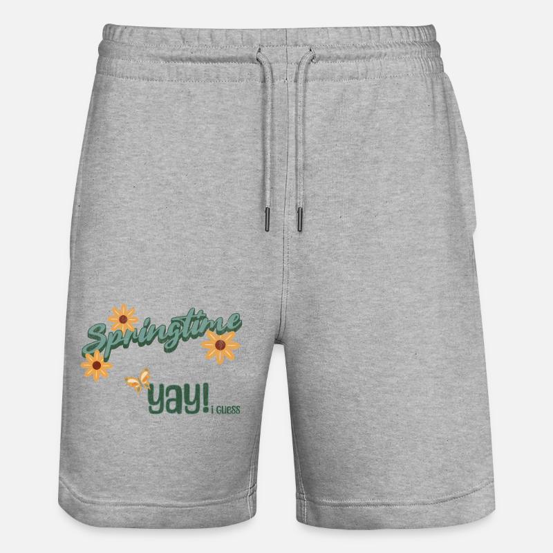 , je suppose - Short de jogging bio TRAINER Stanley/Stella unisexe - gris chiné