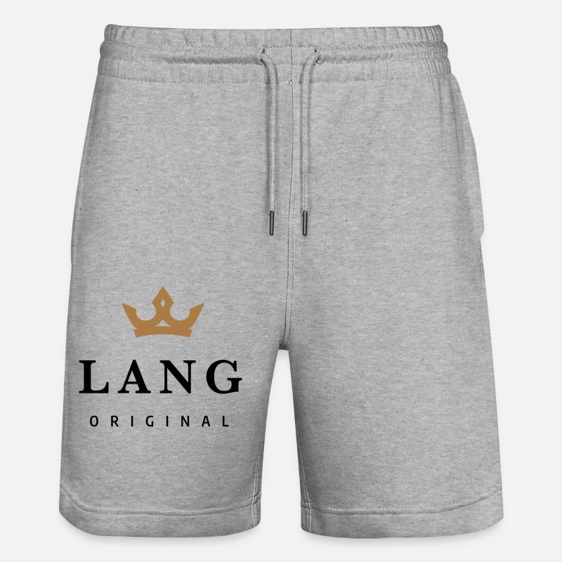 Long - Short de jogging bio TRAINER Stanley/Stella unisexe - gris chiné