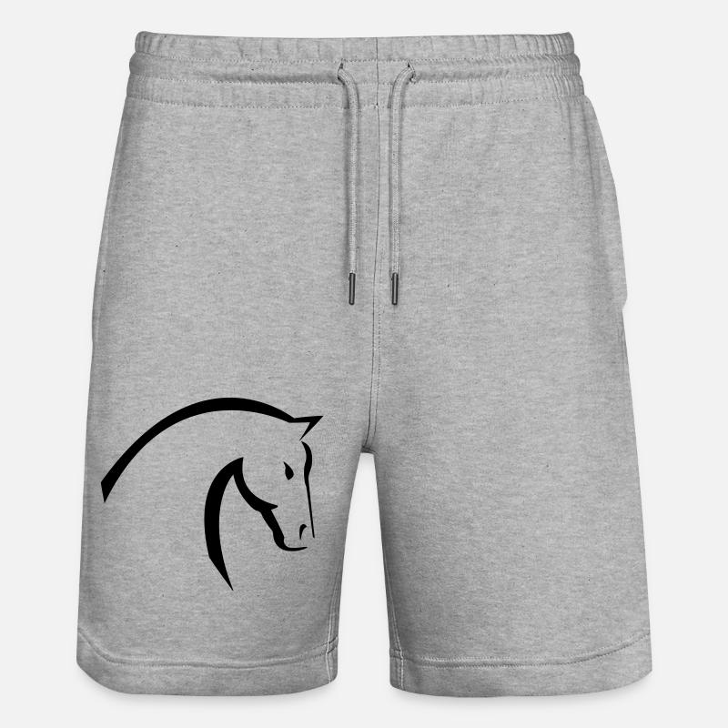 cheval - Short de jogging bio TRAINER Stanley/Stella unisexe - gris chiné