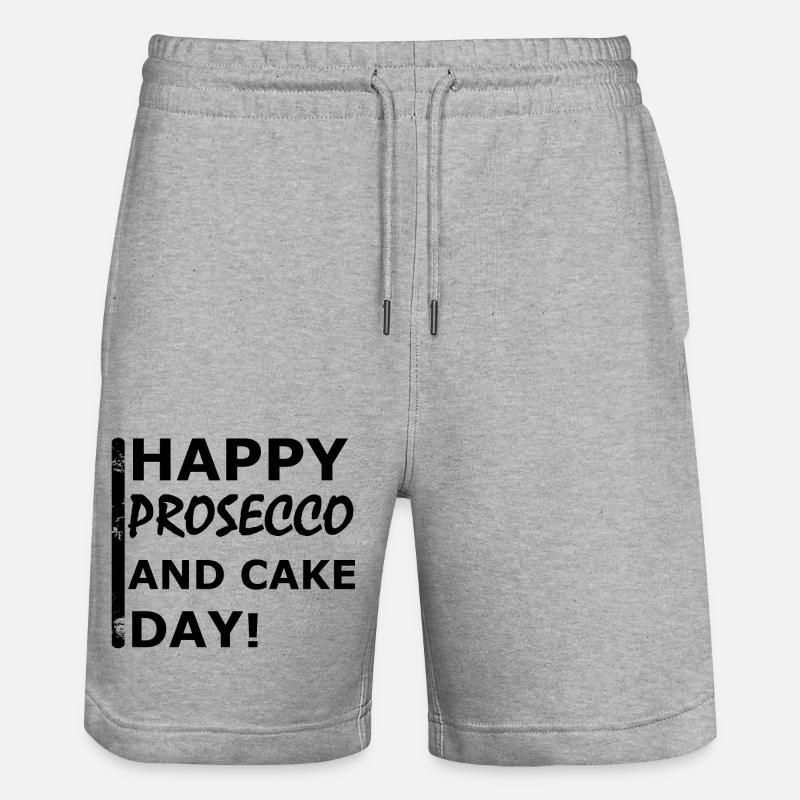 Bonne Prosecco - Short de jogging bio TRAINER Stanley/Stella unisexe - gris chiné