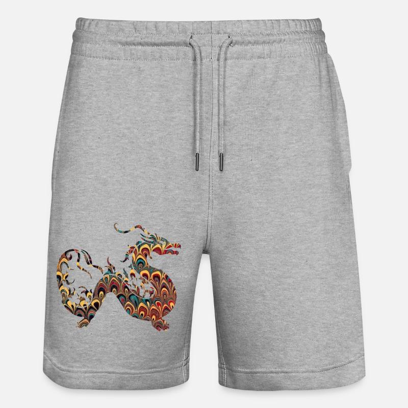 dragon e 11 - Short de jogging bio TRAINER Stanley/Stella unisexe - gris chiné