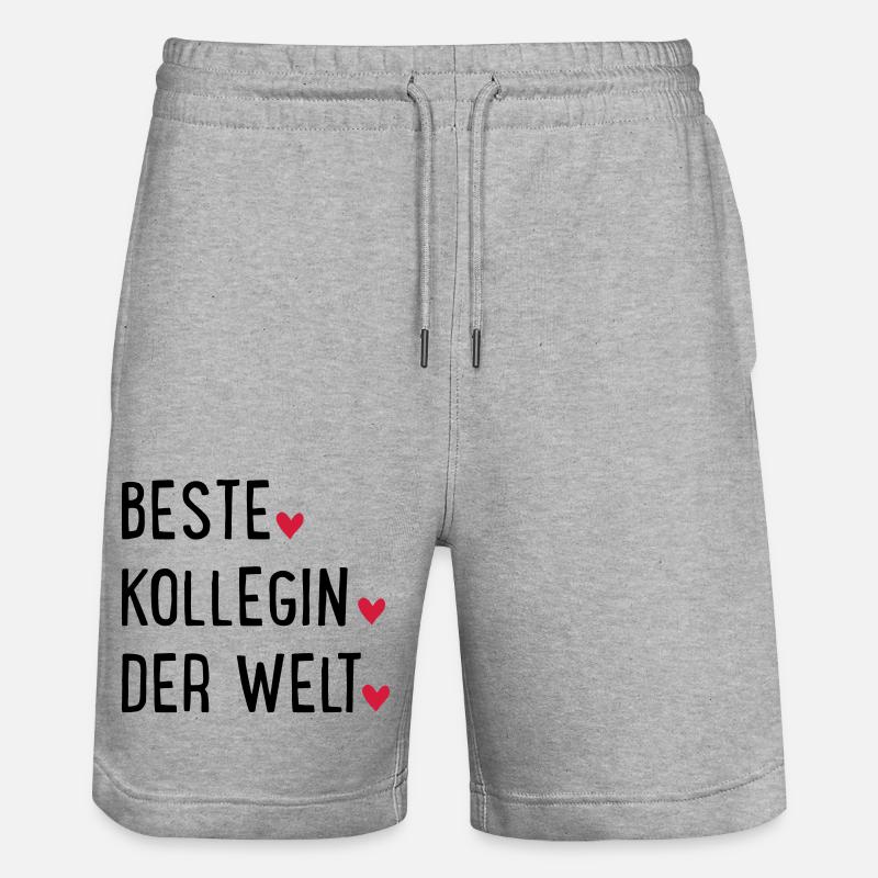 Collègue - Short de jogging bio TRAINER Stanley/Stella unisexe - gris chiné