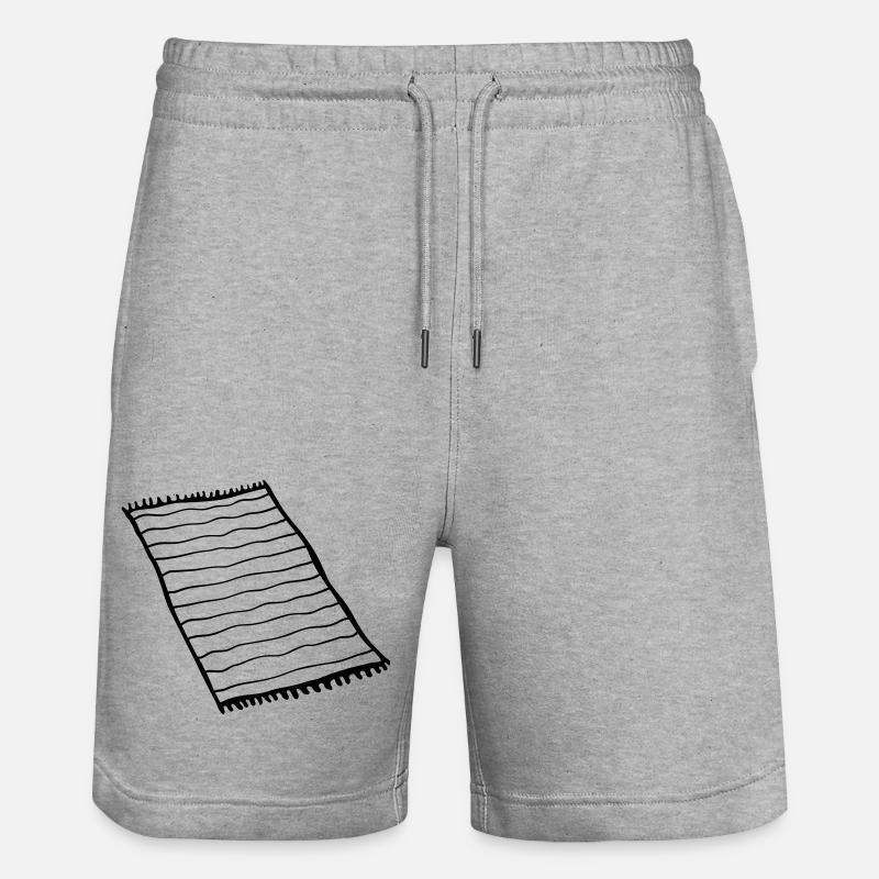 Tapis Cool Design - Short de jogging bio TRAINER Stanley/Stella unisexe - gris chiné