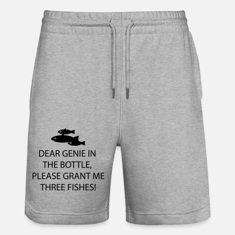 pêche - Short de jogging bio TRAINER Stanley/Stella unisexe - gris chiné