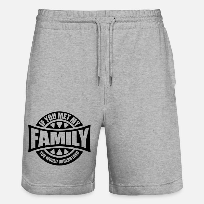 you would understand Zitat - Stanley/Stella Unisex Bio Joggingshorts Trainer  - Grau meliert