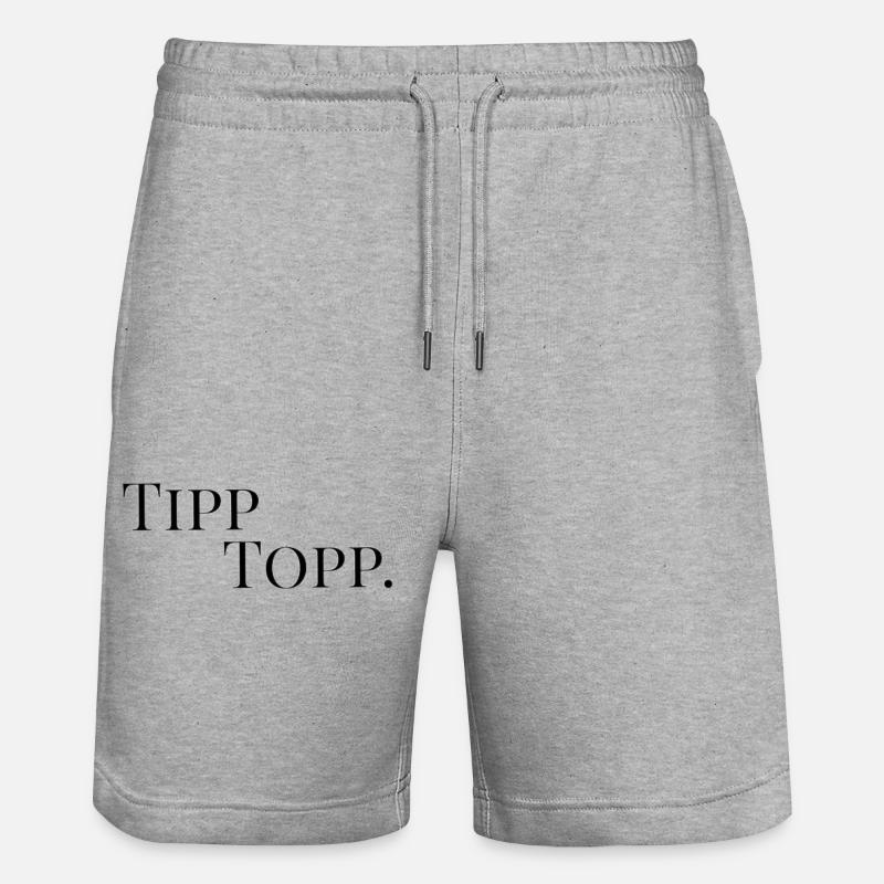 Tiptop - Short de jogging bio TRAINER Stanley/Stella unisexe - gris chiné