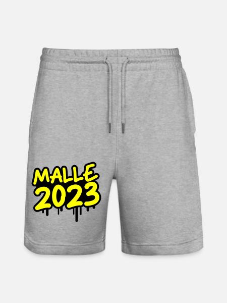 Malle 2023 - Stanley/Stella Trainer Unisex Organic Jogging Shorts - heather grey