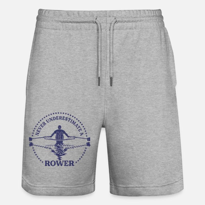 Ramer - Short de jogging bio TRAINER Stanley/Stella unisexe - gris chiné