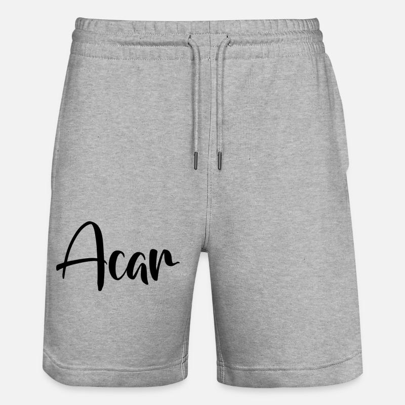 Nom -Acar - Short de jogging bio TRAINER Stanley/Stella unisexe - gris chiné