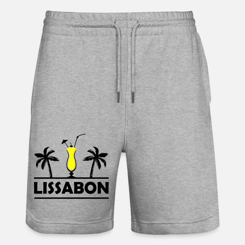 Lisbonne - Short de jogging bio TRAINER Stanley/Stella unisexe - gris chiné
