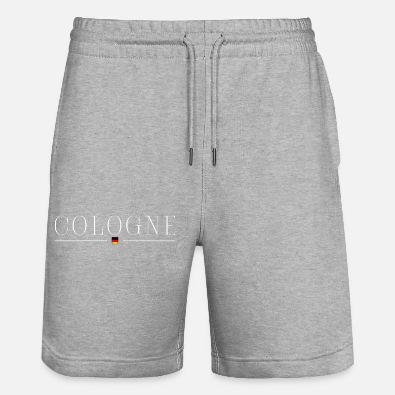 Cologne, Allemagne T-shirt élégance - Short de jogging bio TRAINER Stanley/Stella unisexe - gris chiné