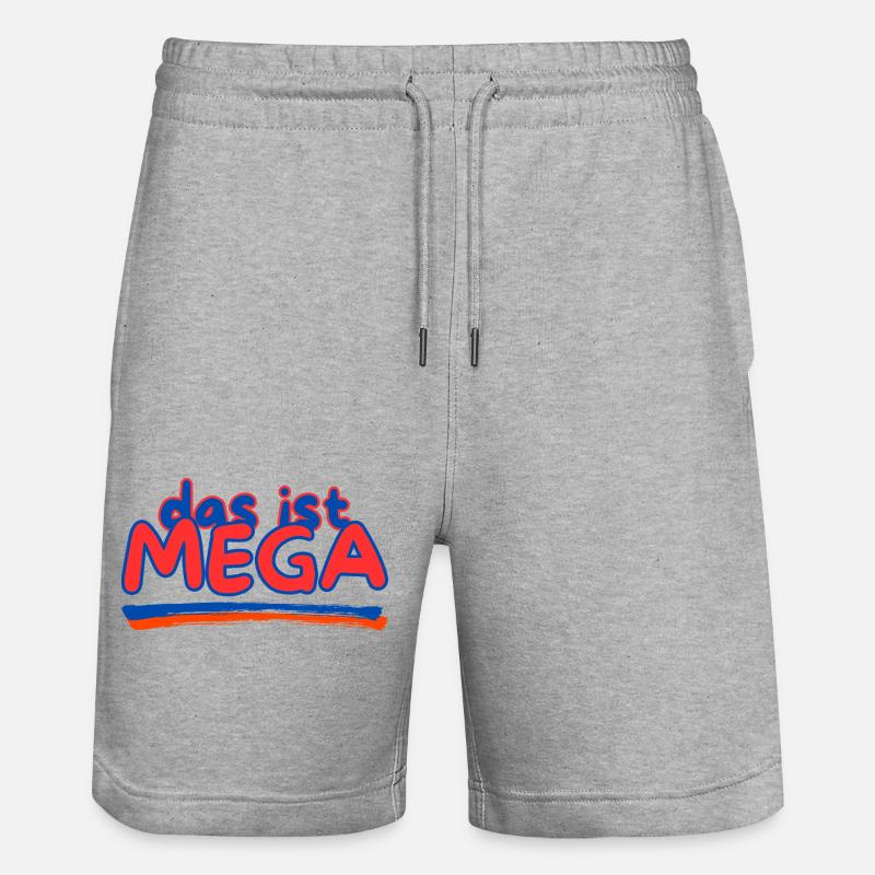 C’est méga - Short de jogging bio TRAINER Stanley/Stella unisexe - gris chiné