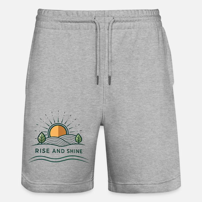 Debout - Short de jogging bio TRAINER Stanley/Stella unisexe - gris chiné