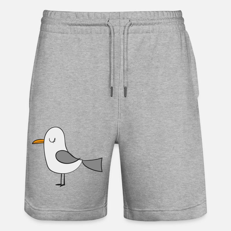 mouette - Short de jogging bio TRAINER Stanley/Stella unisexe - gris chiné